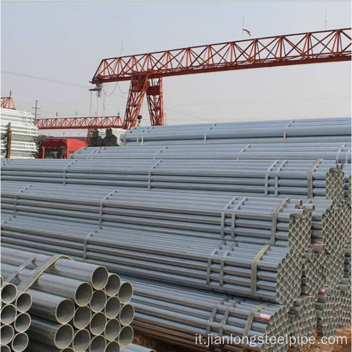 Q235 Materiale in acciaio tubo saldato Galvanizzato